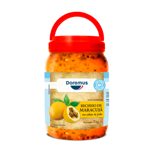 Recheio de Maracujá com Pedaços Zero Açúcares