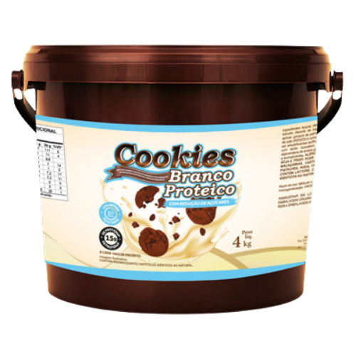 Recheio Cookies Branco Proteico com Redução de Açúcares