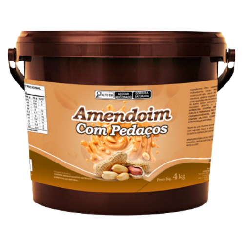 Recheio Amendoim com Pedaços