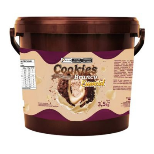 Recheio Cookies Branco Essencial